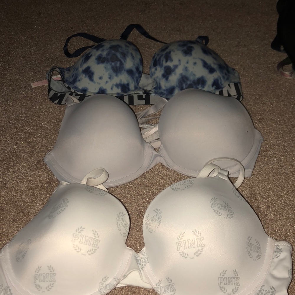 3 PINK bras bundle